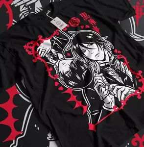 Sebastian and Ciel T-Shirt Black Butler Shirt Ciel Phantomhive Shirt All Size ,Gift For Fan