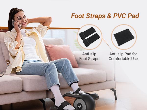 Product Introduction of MERACH Under Desk Elliptical Machine for Home and Office, 12 Adjustable Speeds Quiet & Portable Seated Pedal Exerciser for Seniors With Non-Slip Pad, dealsforyoudays 4