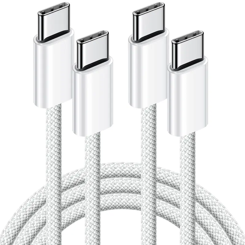 APFEN 2-Pack 10ft 60W Certified High-Power Nylon Braided Type C Fast Charging Cord, Durable Electronic Charger Adapter for iPhone, iPad Pro, Smartphone, Cellphone | 24/7 Customer Service, Phone Accessories