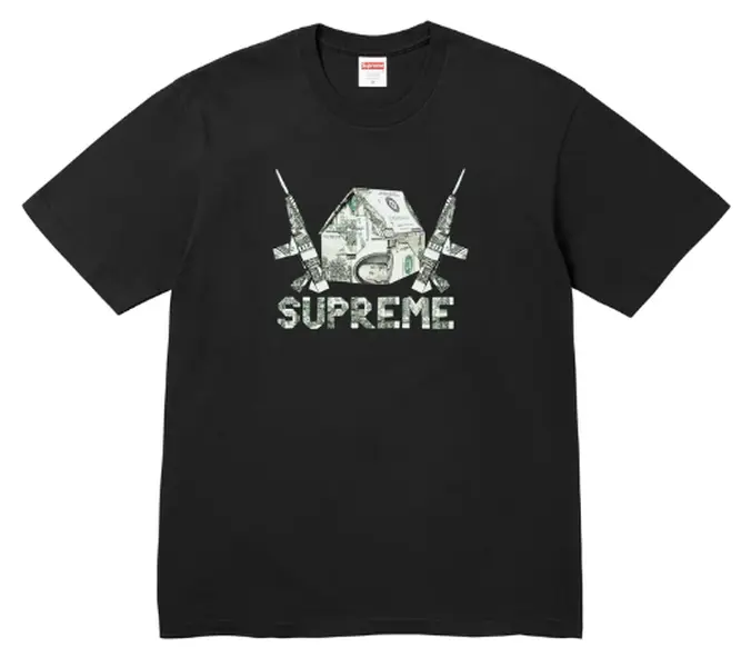 トップス Supreme Arabic Box Logo Tee XL black Supreme Arabic Box Logo Tee Black - S, M, L, XL - TikTok Shop
