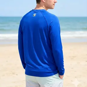 Buc-ee's Blue Long Sleeve Swim Shirt