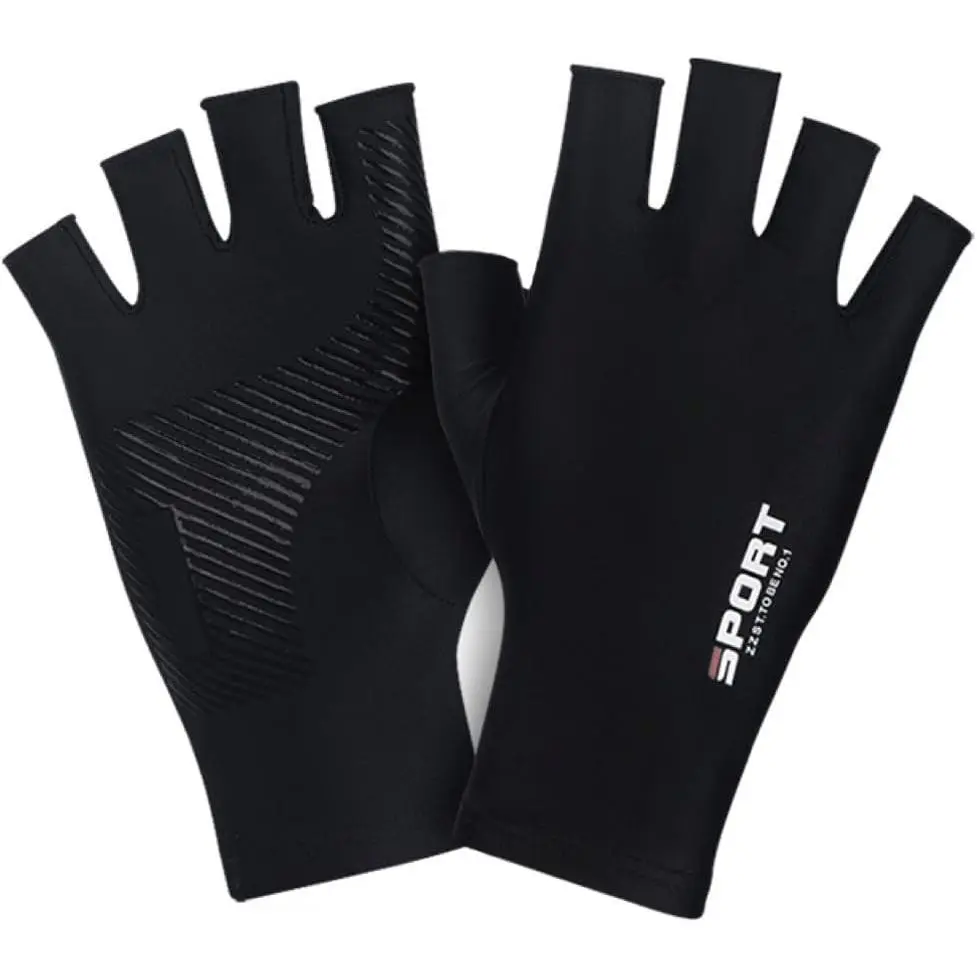 Fingerless UV Protection Gloves - Driving, Sailing, Kayaking, Paddling, Rowing, Sun Protection, UV Gloves for Men & Women Yifanyou Sports
