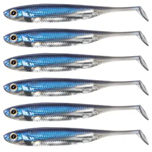 🎣Ultra-Realistic Bionic Minnow Soft Lures (6-Pack) | Lifelike Swimming Action for Bass/Pike | Irresistible Blue Baitfish Design | Fresh/Saltwater Fishing Must-Have | Boost Your Catch Rate! 2026