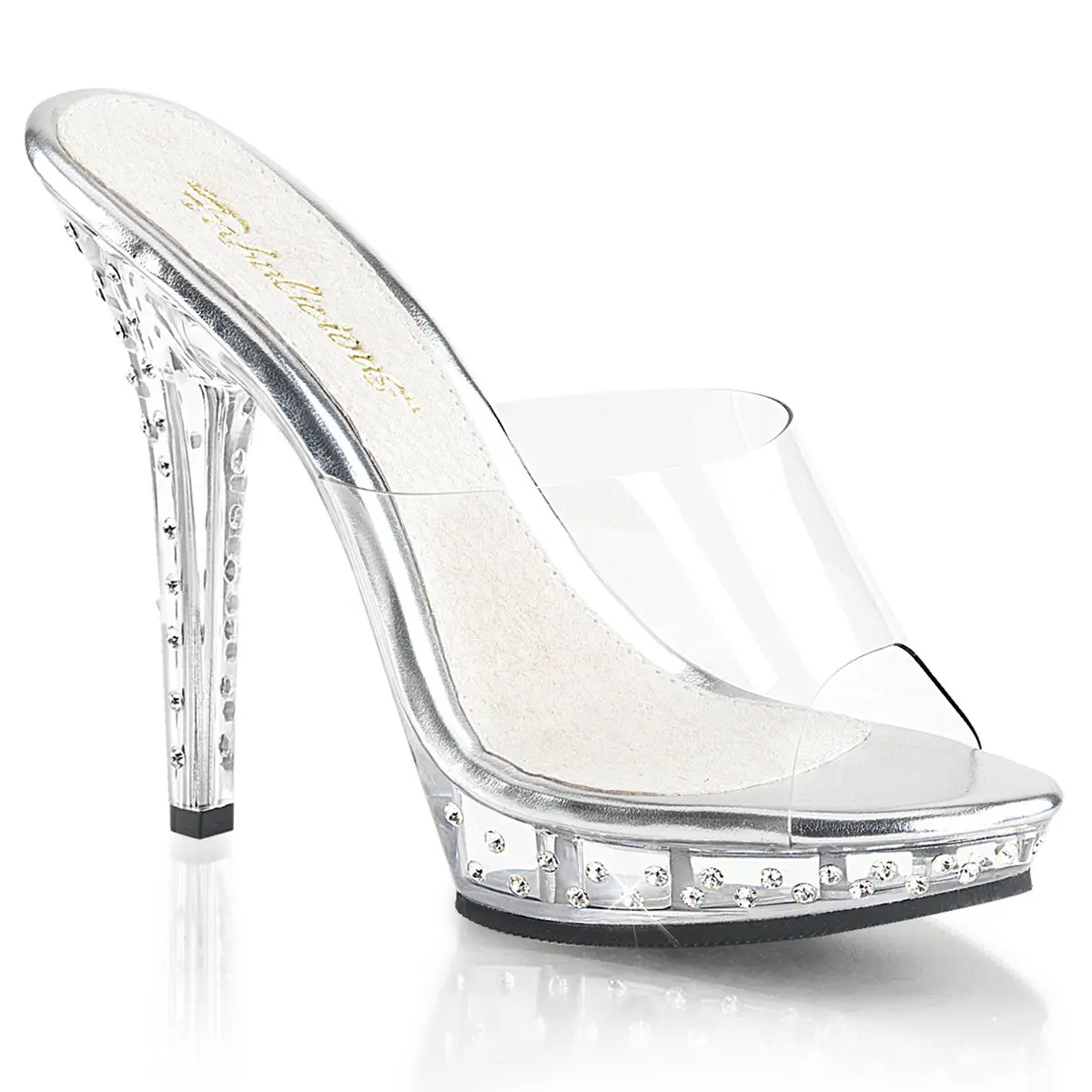 5 Inch Heel LIP-101SDT Clear 5 Inch Heel LIP-101SDT Clear