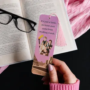 No Harm Ever Came from Reading a Bookmark, Inspired by 90s Movie, Movie Quote Bookmark, Book Lovers Gift, Bookworm Gift