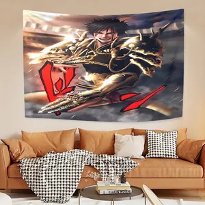 This Record of Ragnarok, decorative tapestry background cloth thickened soundproof tapestry, velvet thermal tapestry, bedroom living room office decorative tapestry, fine and beautiful printing, the perfect Christmas gift for family and friends.