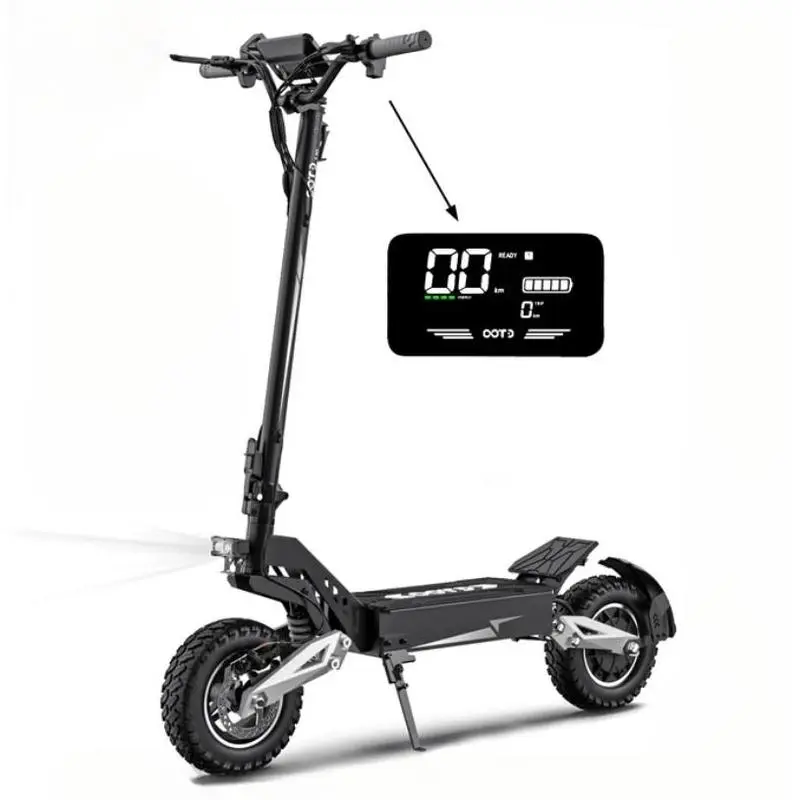 T10 Electric Scooter 900W Peak Motor 48V 13.5AH Battery 31 MPH 11-Inch Tires LED Screen Double Suspension 330 lbs Load Capacity Adult Commuter Scooter