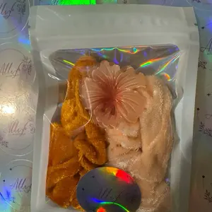 Mini Scrunchie & Hair Clip Set - Assorted Colors for Stylish Hair Accessory