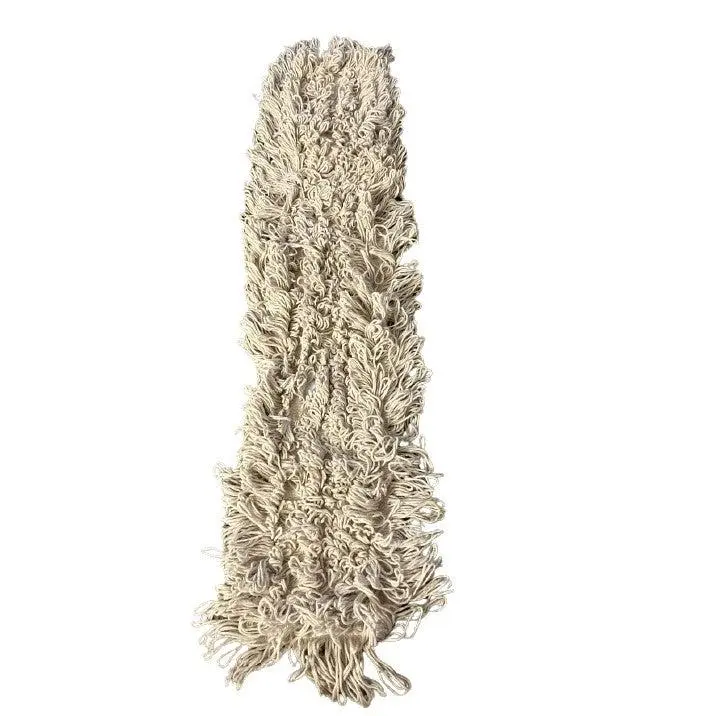 Flat Broom Dust Mop Head 36" X 5" - Reusable - Industrial - Floor Sweeper - Button Up Back