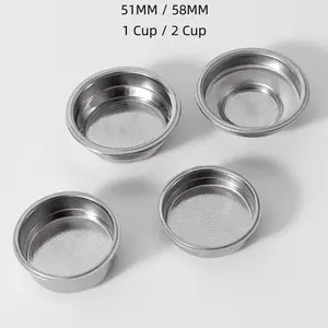 1 Cup 2 Cups Stainless Steel Pressurized Coffee Filter Basket Replacement Parts TiktokShopSpringGlowUp