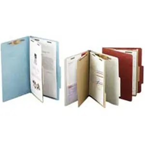 212 MAIN Classification Folders, 2in. Exp, Letter Size, 1 Partition, Sky Blue, Expandable, Recycled Board (ACC15024, Acco Brands- Inc. Office Filing Supplies)
