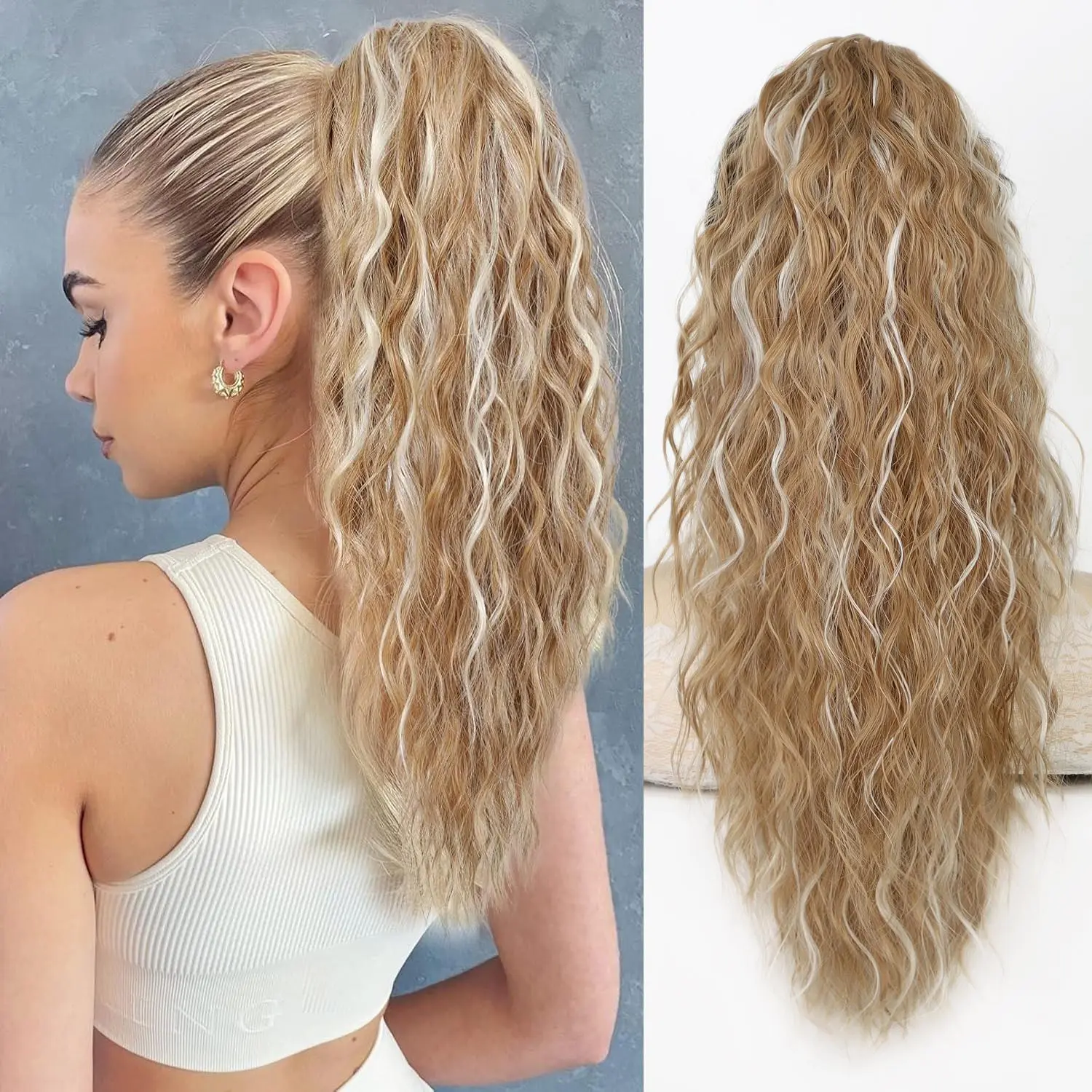 20inch Honey Blond with Highlight