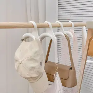 6 Pack Purse Hanger Hook Bag Rack Holder - Handbag Hanger Organizer Storage - Over The Closet Rod Hanger for Storing and Organizing Purses | Backpacks |Satchels | Crossovers | Handbags | Tote