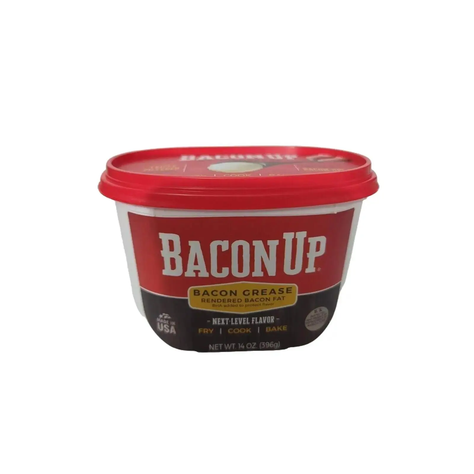 Bacon Up Bacon Grease 14 Oz Tub Container