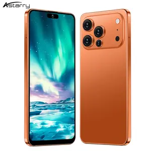 Astarry Smartphone Dual Sim Card 17 Pro Max 4g Network Face Unlock 4GB RAM 64GB ROM Octa-Core Processor 6.93 Inch Screen Android 10