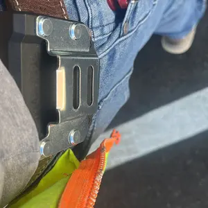 Starjiff Durable Drill Belt Clip and Leather Case, Lightweight Portable Tool Holder, Tool Organizer, Fits Belts Up to 6.86 Cm Width, Ideal for Electricians, Woodworkers, DIY Enthusiasts