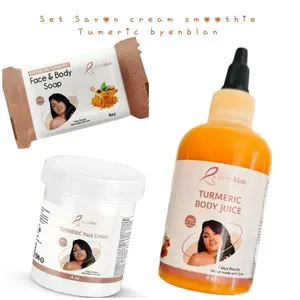 BYENBLAN 3-Piece Daily Detox Skin Care Set - 10g Detox Kit for Normal Skin, Complete with Face Cream, Soap and Smoothie