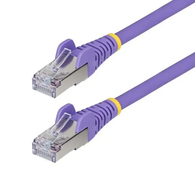 Startech NLPL-6F-CAT6A-PATCH Network Cable - 10GbE, S-FTP, LSZH Jacket, 100W PoE Support, Purple