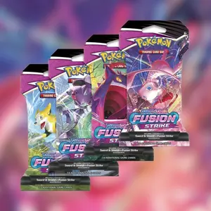 Pokémon Sleeved SWSH08 Fusion Strike Single Booster Packs