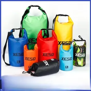 Outdoor waterproof bag Sports PVC waterproof portable folding waterproof beach bag Large capacity shoulder swimming waterproof bag