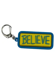 Ted Lasso "BELIEVE" Fidget Clicker Keychain- Portable Sensory Toy for Focus & Anxiety, TV Show