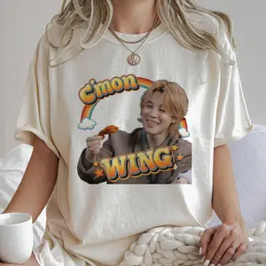 Come on Wing Graphic Youth Tee, 2.0 Arirang Army T-Shirt for Men, Women and Kids