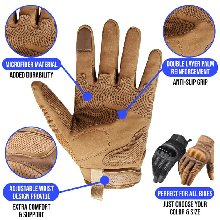 Adapt Premium Leather Gloves -for Men and Women - Perfect for Winter Sports and Activities
