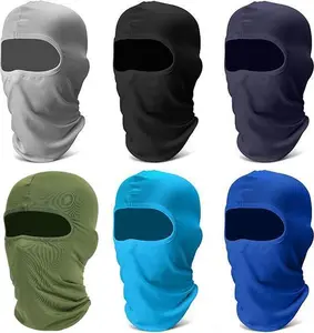 6 Pack Balaclava Ski Face Mask: Cooling Neck Gaiter Full Head Mask Face Cover Protective Gear