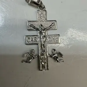 925 plata silver caravaca pendant 1.5 long