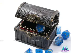 Mimic Dice Box | Treasure Chest Style Dice Storage Accessory Mimic Dice Box | Treasure Chest Style Dice Storage Accessory