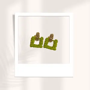 Lilly Lime Green Earrings