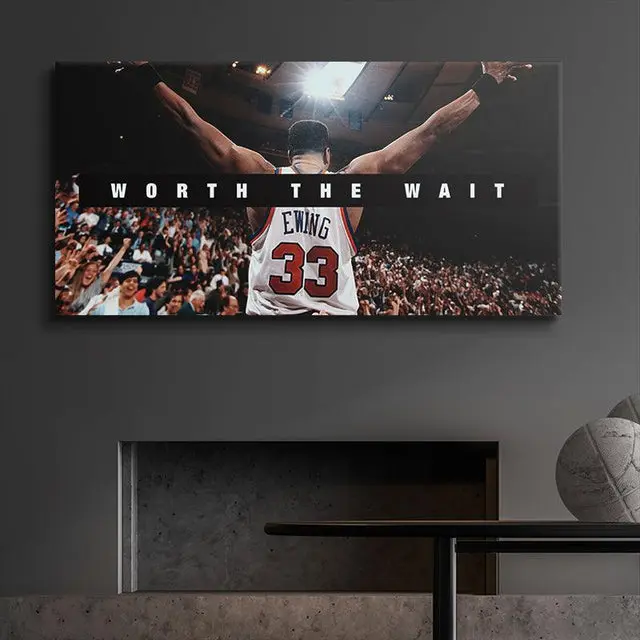 Patrick Ewing - Worth The Wait Poster
