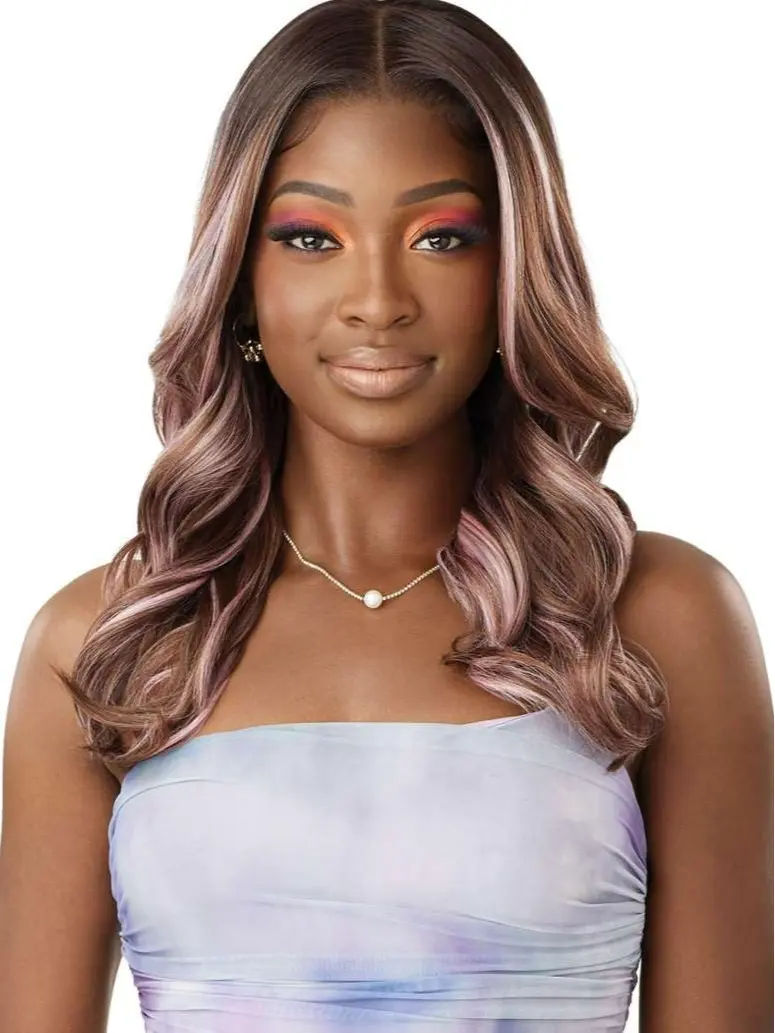 Outre Airtied 100% Fully Hand-Tied Wig - Human Hair Blend - Natural Wave 20"
