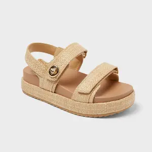 Women’s Tanner Sandals with Memory Foam Insole - A New Day Tan 8.5