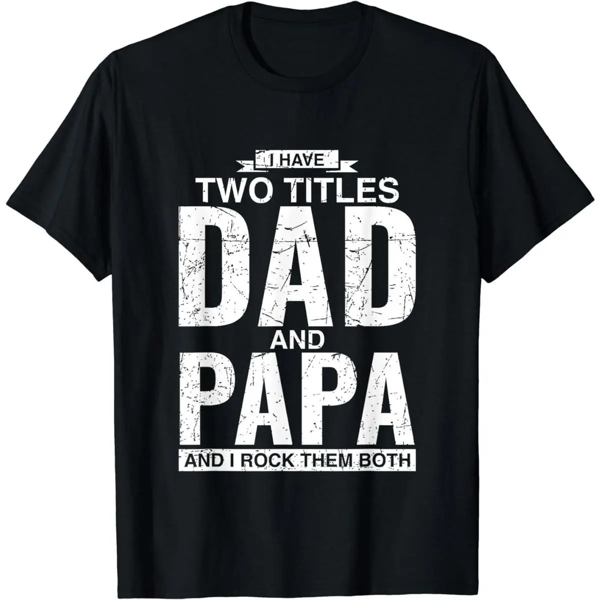 Men's "Cool Dad & Papa" Graphic T-Shirt, Personalized Casual Streetwear, Lightweight Cotton Short-Sleeve Menswear for Father's Day, Chinese New Year, Valentines Day, Childrens Day