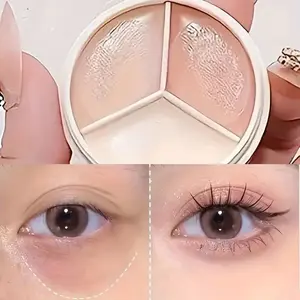 3-In-1 Concealer Balm, Long-Lasting Waterproof Sweatproof, Non-Toxic Radiant Finish, Full Coverage for Imperfections & Dark Circles