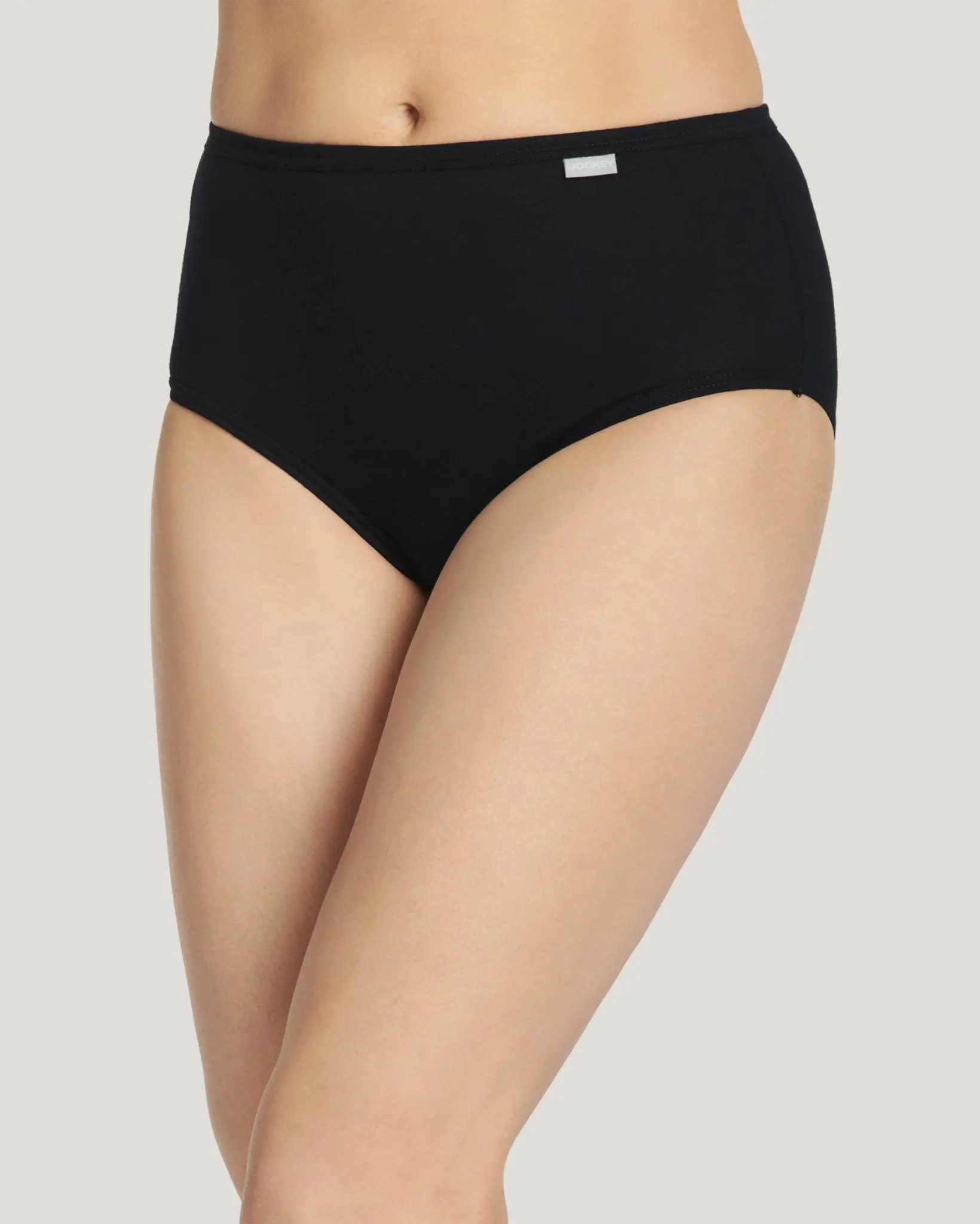Men's Jockey Plus Size Elance Briefs - 3 Pack Menswear, Classic Fine Reusable Soft Care Cotton Men's Briefs with Lightweight Fabric, Fine Cotton Men's Briefs