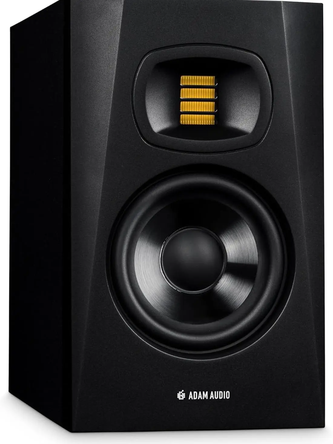 ADAM Audio T5V Studio Monitor for recording, mixing and mastering, Studio Quality Sound (Single) | U-Art 1.9 Tweeter, 5 Polypropylene Woofer, 45hz-25khz, 70W Rms, Xlr and Rca Inputs, Rear Bass-Reflex, T10s-Compatible