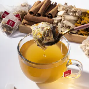 Tea Bags Turmeric Cinnamon Tea 100% Natural Hand Blended Ginger and Cinnamon Herbal Blend, Organic Healthy Tea, Kidney Tea, Handmade Herbal Tea - No Additives, No Caffeine