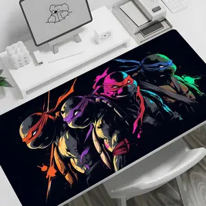 Cartoon Teenages Mutants Ninjas Mouse Pad large keyboard mouse desk pad non-slip rubber gaming mouse pad laptop carpet 600x300