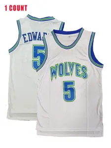 Men's Basketball Jersey, Quick Drying Breathable Basketball Vest, Loose Basketball & Letter Print Sports Vest, Basketball Clothing for Outdoor Sports, Jersey Sublimation