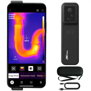 Thermal Camera for Android & iOS, 256x192 IR Resolution, Automotive Thermal Imaging Camera with WiFi, -4°F to 1022°F, 25Hz Wireless Infrared Camera for Home Inspection, HVAC, Mechanical Maintenance