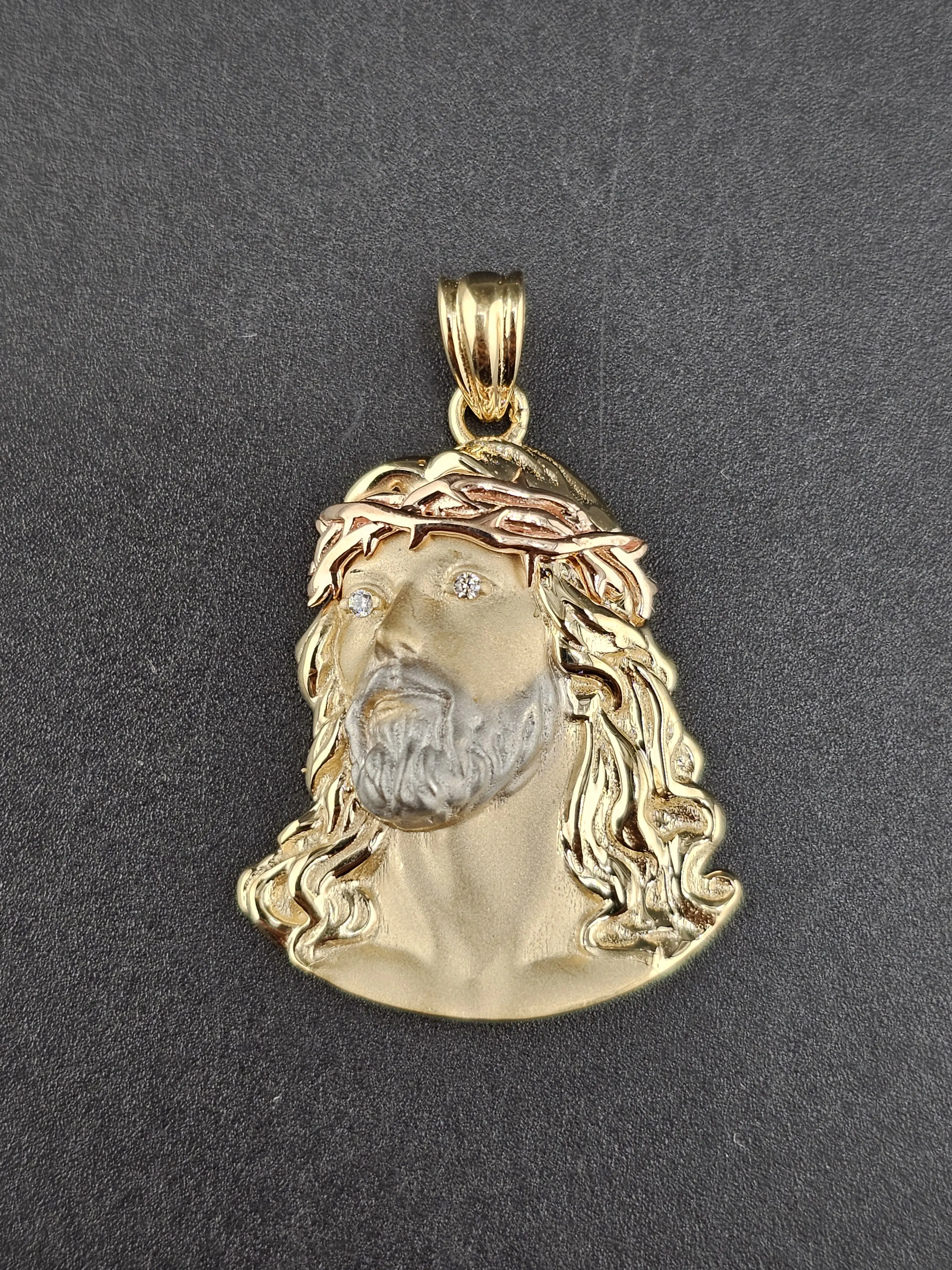 14K Gold Pendant - Jesus
