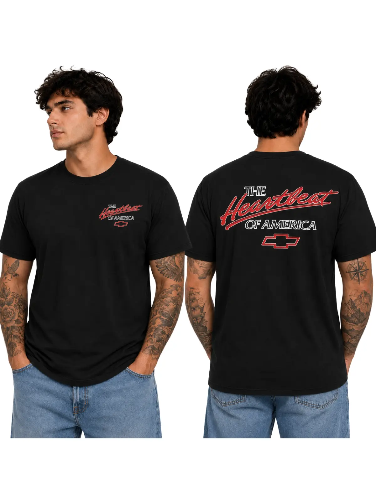 Vintage American Auto Graphic T-Shirt, Retro Racing Car Enthusiast Tee, Classic Garage Style Front and Back Print, Casual Streetwear, Car Show Gift, Father’s Day Birthday Gift, Perfect Gift For Men and Women