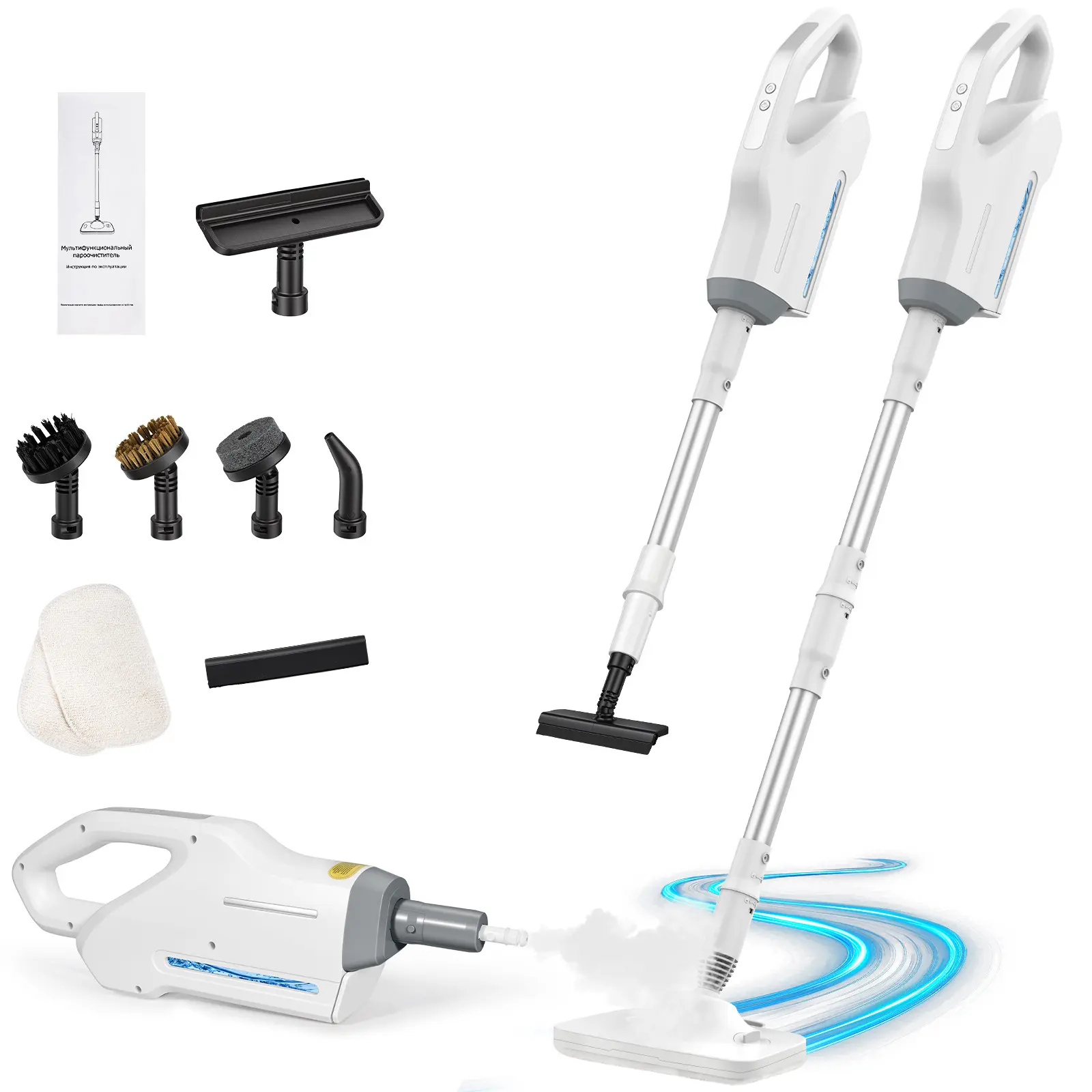 Steam Cleaner with Multiple Attachments and Accessories for Efficient Cleaning