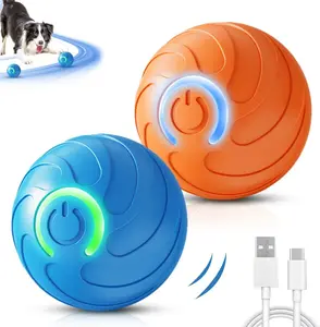 2025 New Duraspin Dog Ball for Large Dogs, 2PCS Interactive Dog Ball Toy Vibrating Balls, Smart Shaking Pet Bounce Electric Balls Automatic Moving Pet Toy for All Dogs (#B1+#B2)