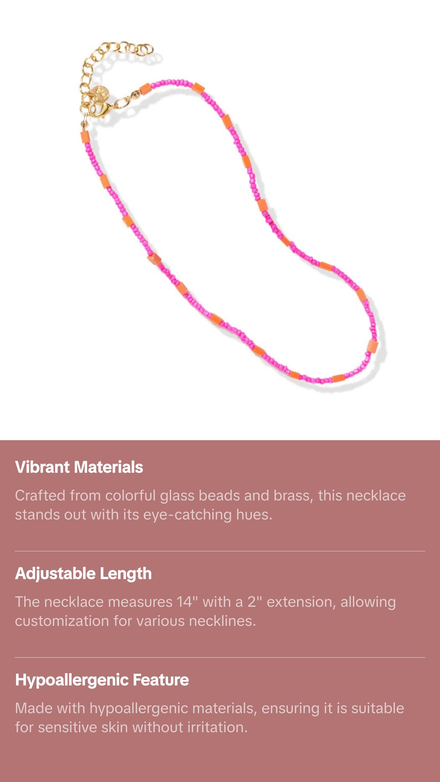 Kimberly Alternating Beaded Necklace