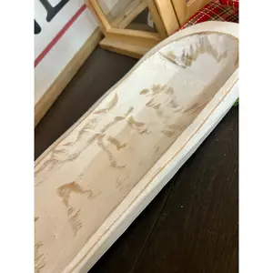 19.5 Inch White Dough Bowl