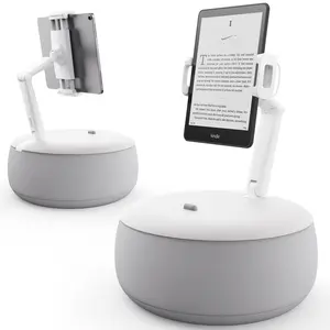 SAIJI Tablet Stand Adjustable, Phone/Tablet Pillow Holder for Lap in Bed with 360° Viewing Angles, Compatible with Phone, iPad Mini - iPad Pro 13, Kindle, Galaxy Tab, E-Reader(4.7-12.9")