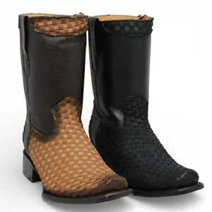 Botas Miel de Petatillo Punta Dubai con Cierre - LC-272